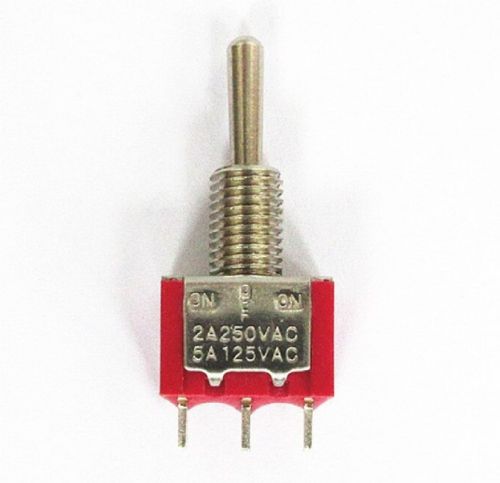 Miniature Toggle Switch SPDT Momentary (On)Off(On)